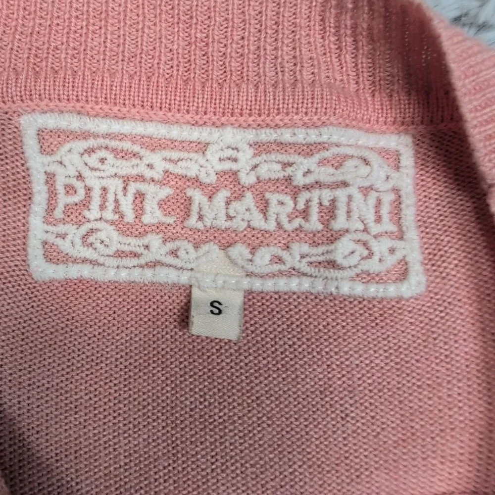 Pink Martini Sweater Womens S‎ Cashmere Blend Soft Lightweight Comfort